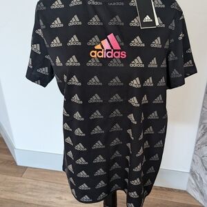 Adidas Black Logo T-Shirt